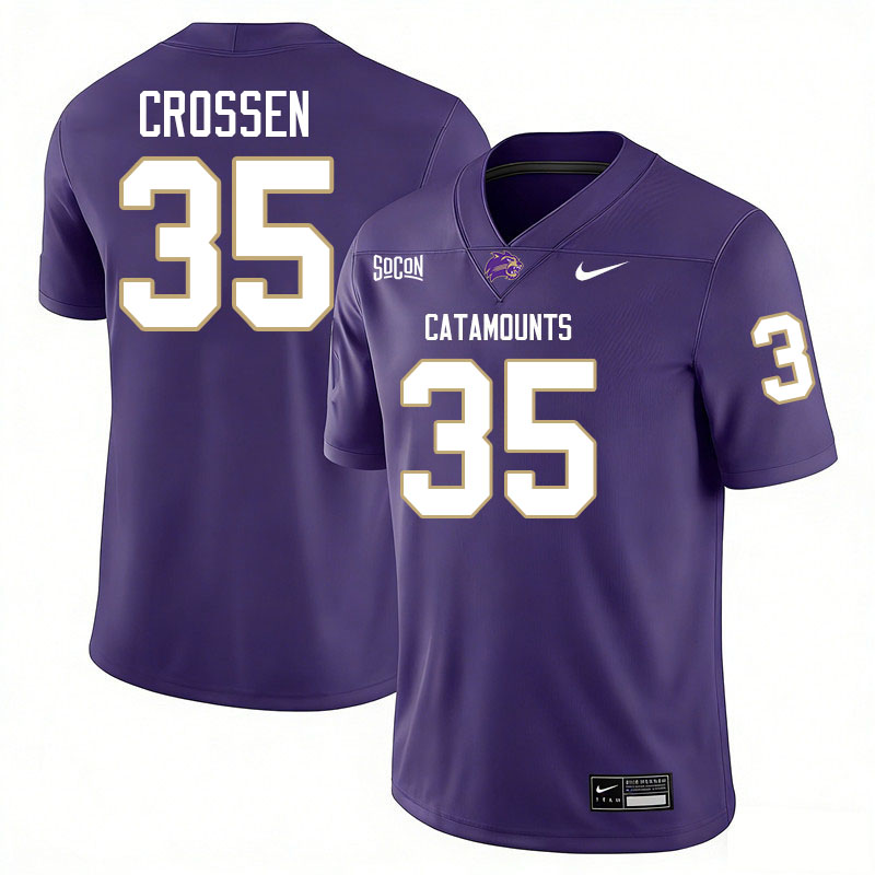 Western Carolina Catamounts #35 Keion Crossen College Football Jerseys,Uniforms-Purple